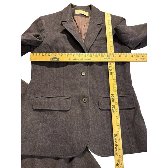 Vintage 100% Wool Pendleton Purple Skirt Suit - Picture 5 of 16